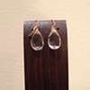 ice quartz & gold drops