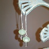 green & smoky quartz drops