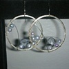 grey quartz, pearls, silver