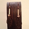 bronze leaves & white wood