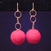 cranberry fuzzy ball drops