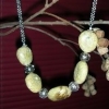 yellow turquoise & thick chain