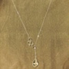 ice quartz & doodad lariat