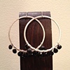 black spinel hoops
