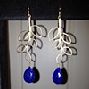 gold leaves & lapis drops