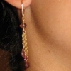 sapphire drop earrings