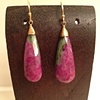 ruby in zoisite drops