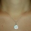 leaf cutout necklace