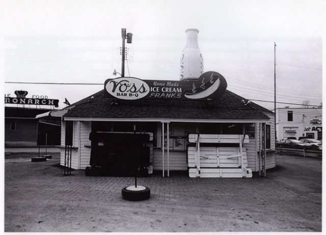 Voss' BBQ, Oriskany Blvd., Yorkville, NY, from the series _going home_