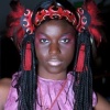 Red Feathered Headdress