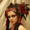 Red Feathered Headdress