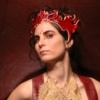 Red Temple Dancer Crown
