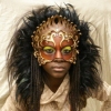 Feathered Mane Mask
