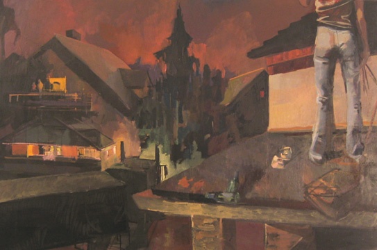 Painter on the Roof