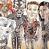 Farscape cast caricature