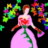 Flora With Butterflies