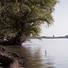 Boat 6, floating downriver