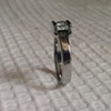1/4k VS diamond in machined 6al4veli Titanium band