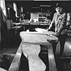 Trova in his studio
