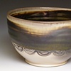Soda Fired Serving Bowl