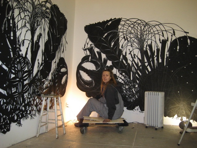 A section from the larger installation Below a Sea of Stars.