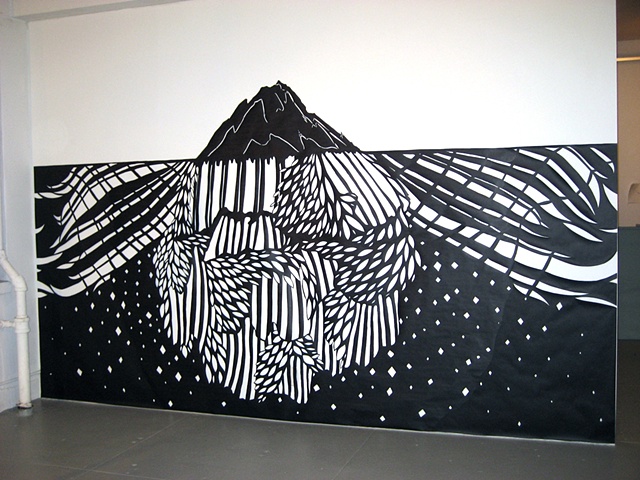 A site specific installation for the show Artic Book Club at the EFA Gallery, NYC.