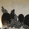 In-progress large scale cut-out.