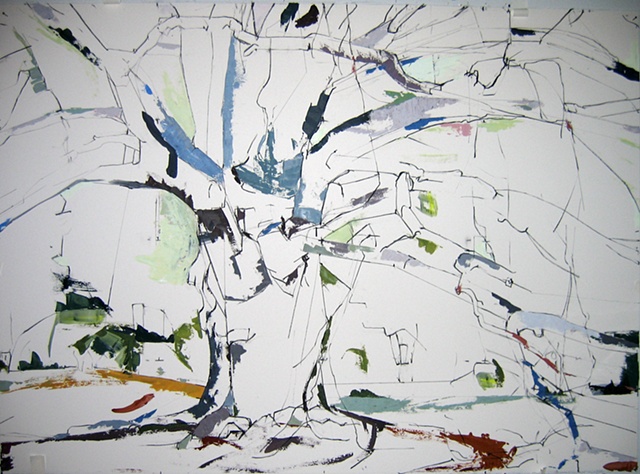 Tree painting Jill Lear