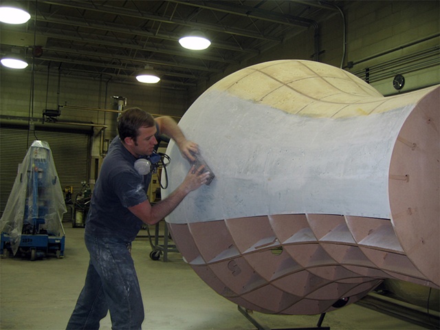 Light bulb. First sanding.