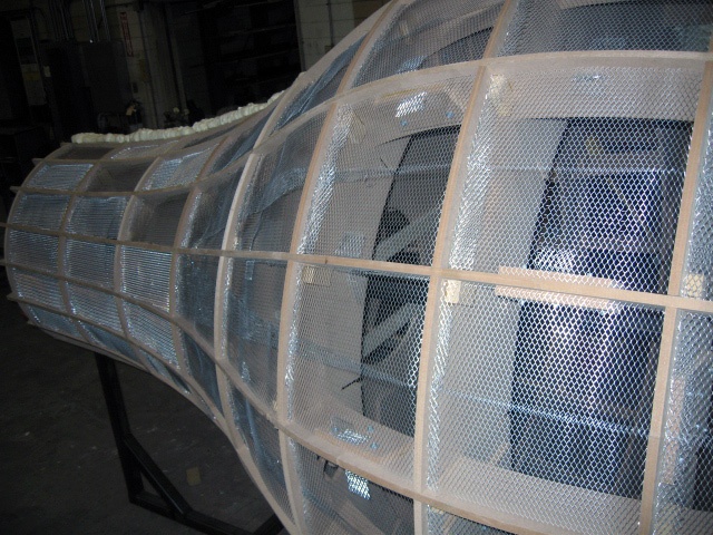 LIght Bulb. Wire Mesh Stage.