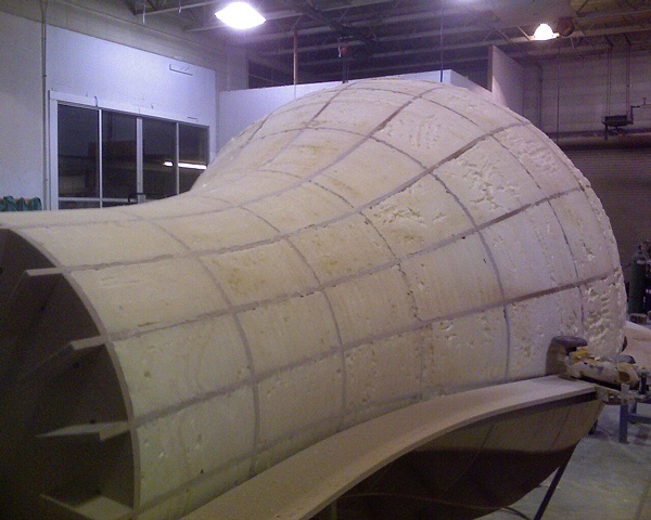 Light bulb. Foam Stage.