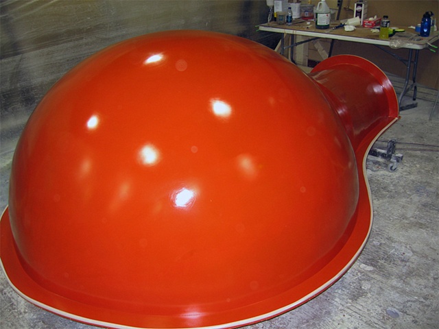 Plug gel coat.