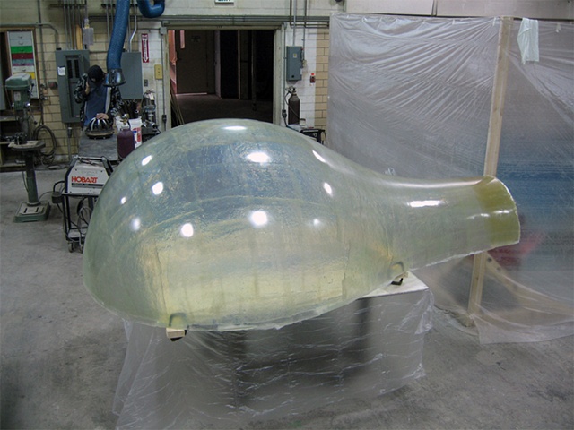 First casting if the Bulb, fresh out of the mold!