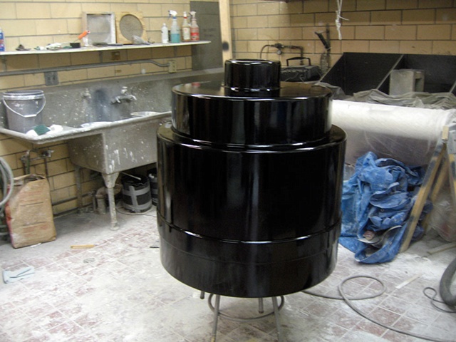 Cap in final paint