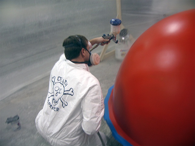 Spraying the Realese