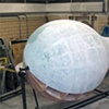Light bulb. First coat of Body filler.