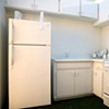 Overall Interior shot of counter space and appliances.