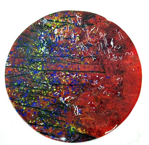 Kiln Formed Bowl, Baptismal Bowl, Fused Glass Bowl, Glass Vessel Sink, Glass Sink, Glass Bowl