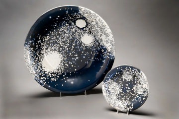 Kiln Formed Bowl, Fused Glass Bowl
