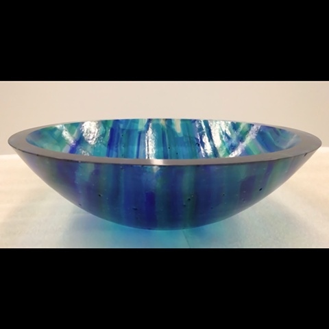 Baptismal Font, Liturgical Art, Functional Glassware, Religious Art