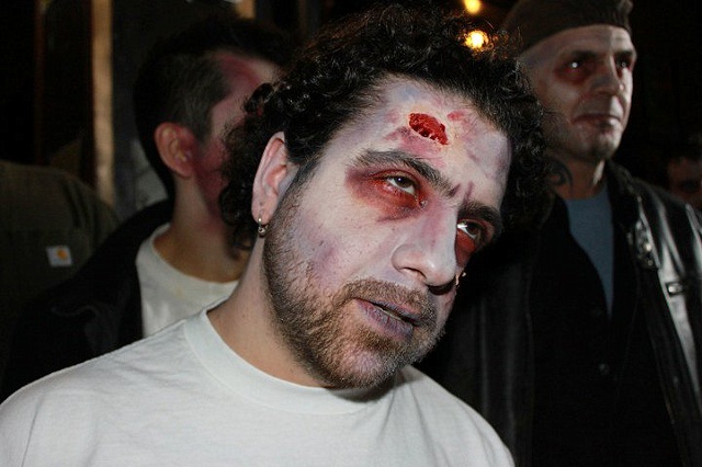 zombie with head trauma