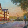 Townhouses in Evening Light
