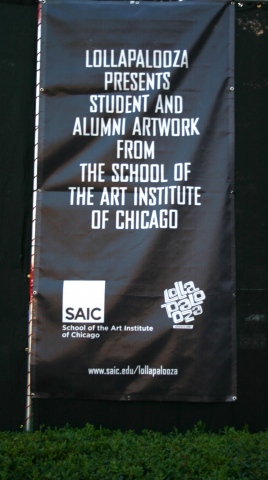 Lollapalooza Exhibition Banner