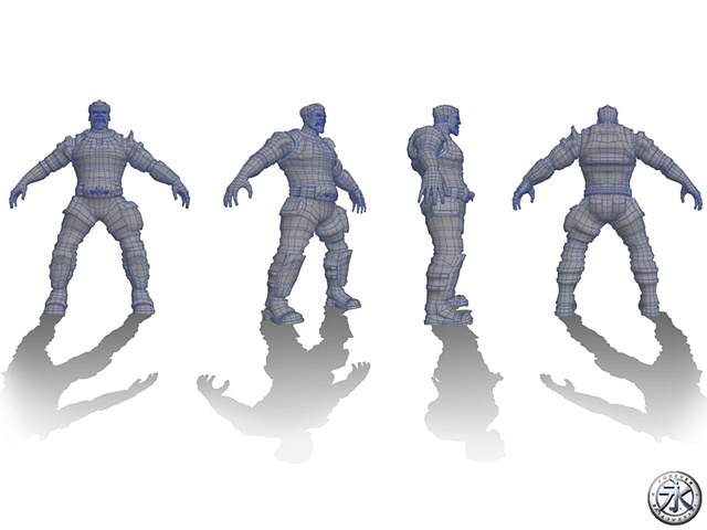 Internship Model 1
(Wire-frame Turnaround)