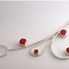 Sterling and Carnelian Necklace
