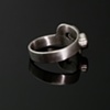 White Gold and Two Diamonds, Engagement Ring
