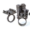 Cast Sterling Rings: City, Suburb and The Farm
