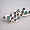 Cloud Barette in Sterling with Blue Topaz and Sapphire