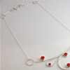 Sterling and Carnelian Necklace