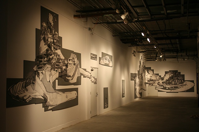 Installation at Phantom Gallery, Long Beach